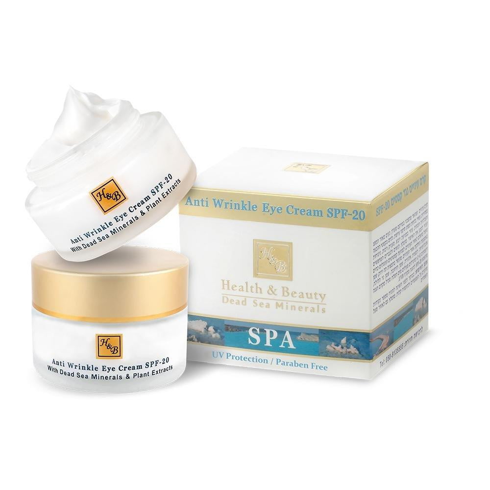 Antifalten-Augen- und Halscreme 20 Beauty Swisa Produkte mit - SPV Totes Meersalz für – gesunde Haut
